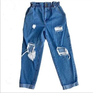 Paperbag High Waisted Jeans Forever 21